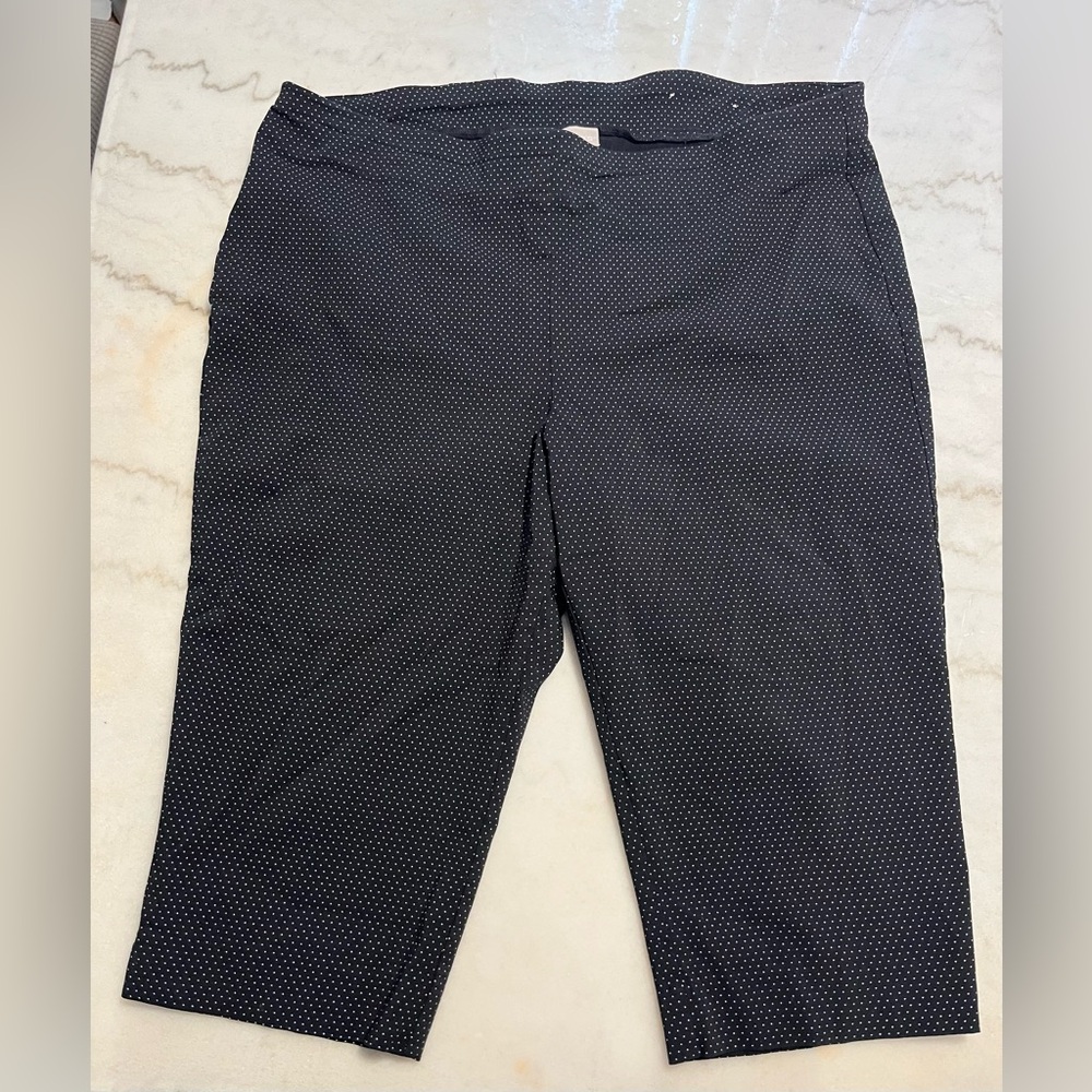 Chico's Navy‎ Polka Dot Chinos